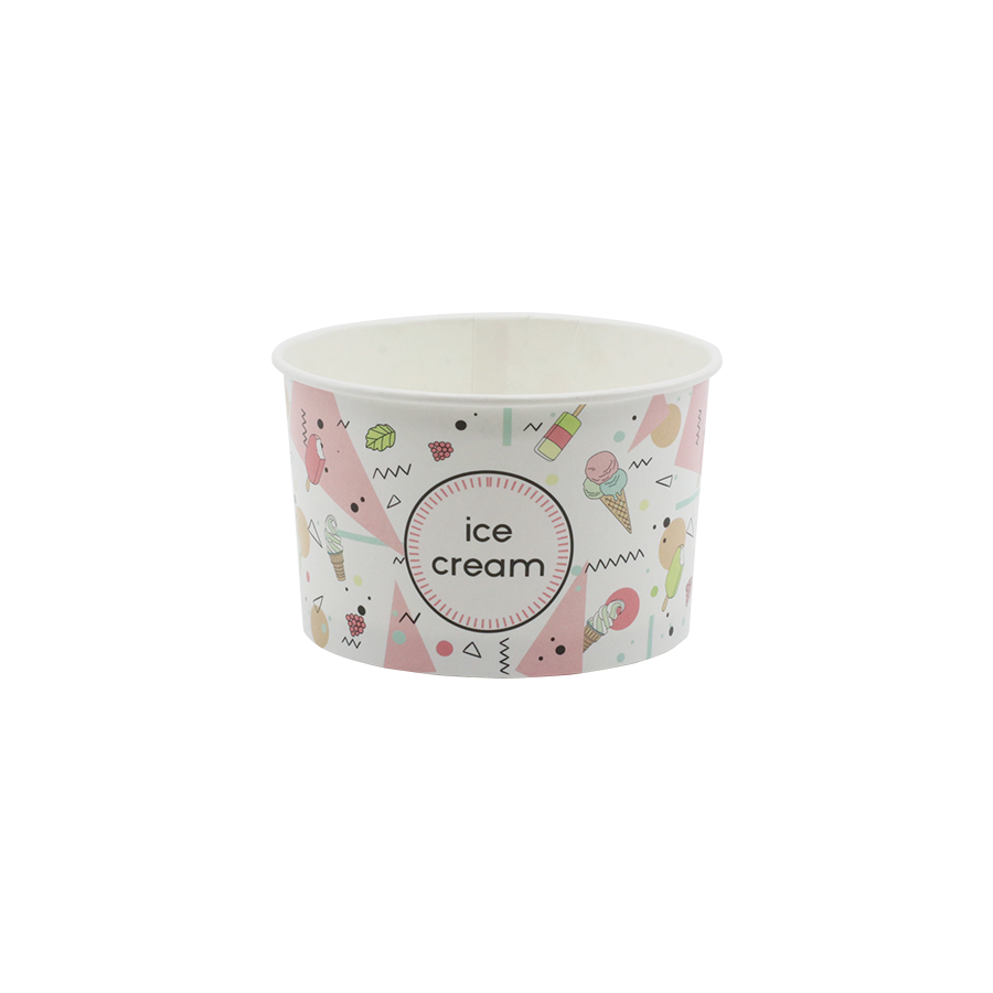 MISKA PAP. NADRUK 360 ML (2812) ICE CREAM A 25 (20 W KARTONIE)